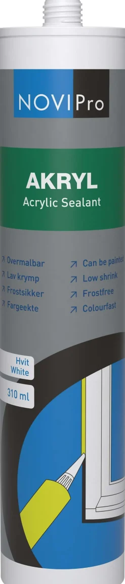 Akryl hvit 310ml
