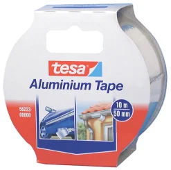 Aluminiumstape sølv 10 m x 50 mm