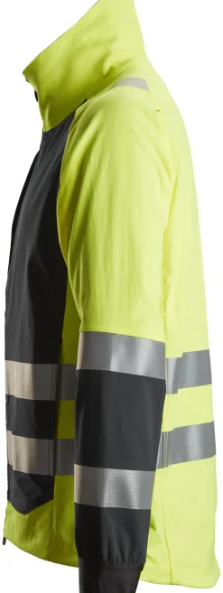 Arbeidsjakke high-vis gul/sort str S