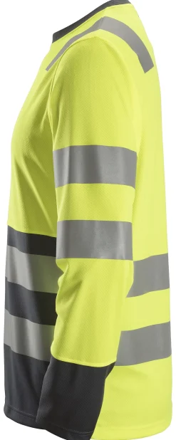 Arbeidstrøye high-vis gul/mørk grå str XS