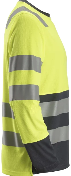 Arbeidstrøye high-vis gul/mørk grå str XS