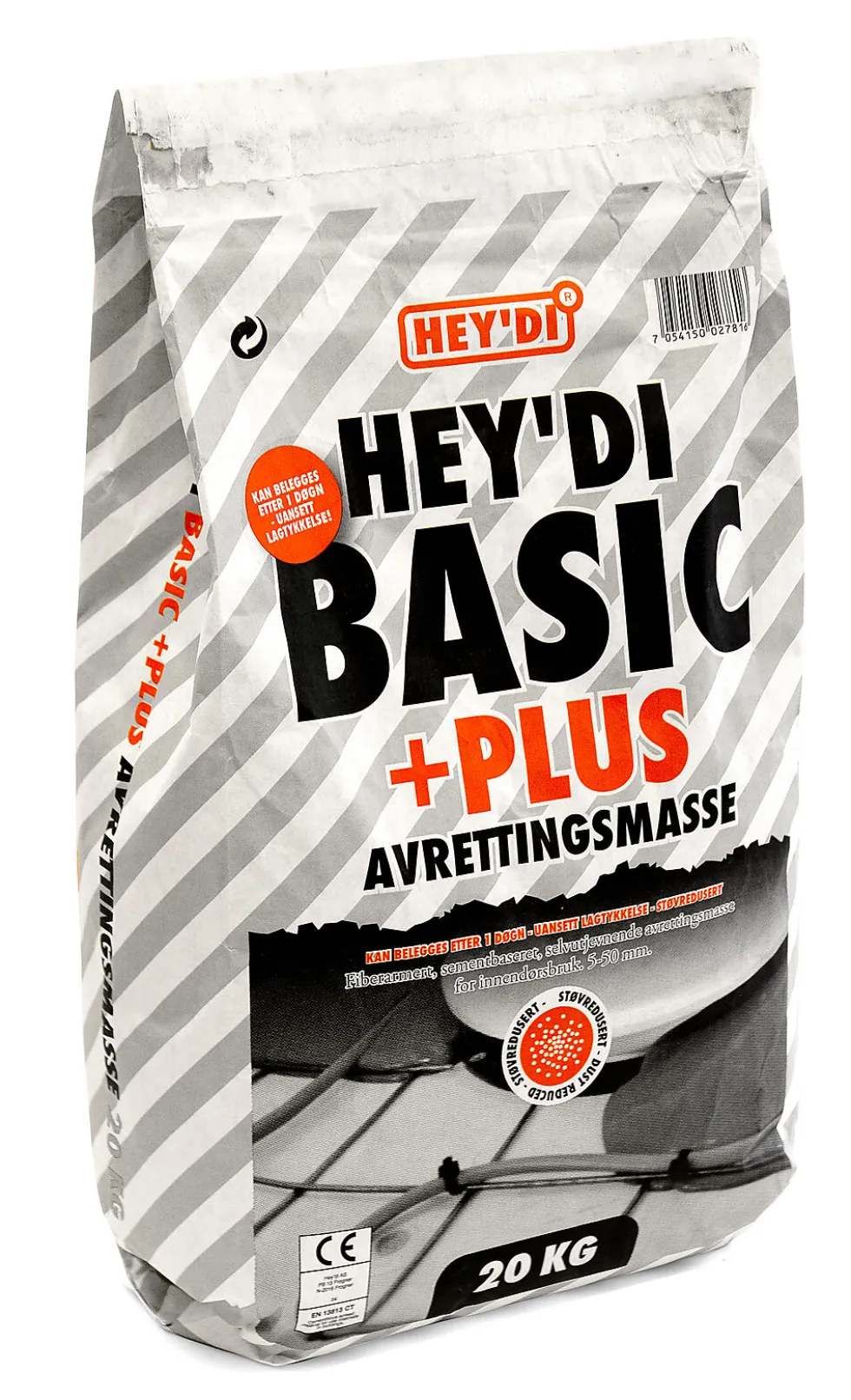 Avrettingsmasse bacis +plus 20 kg