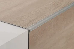 Avslutningslist hvit 10mm aluminium