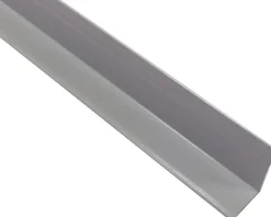 Avslutningslist/L-list aluminium 2,4 meter
