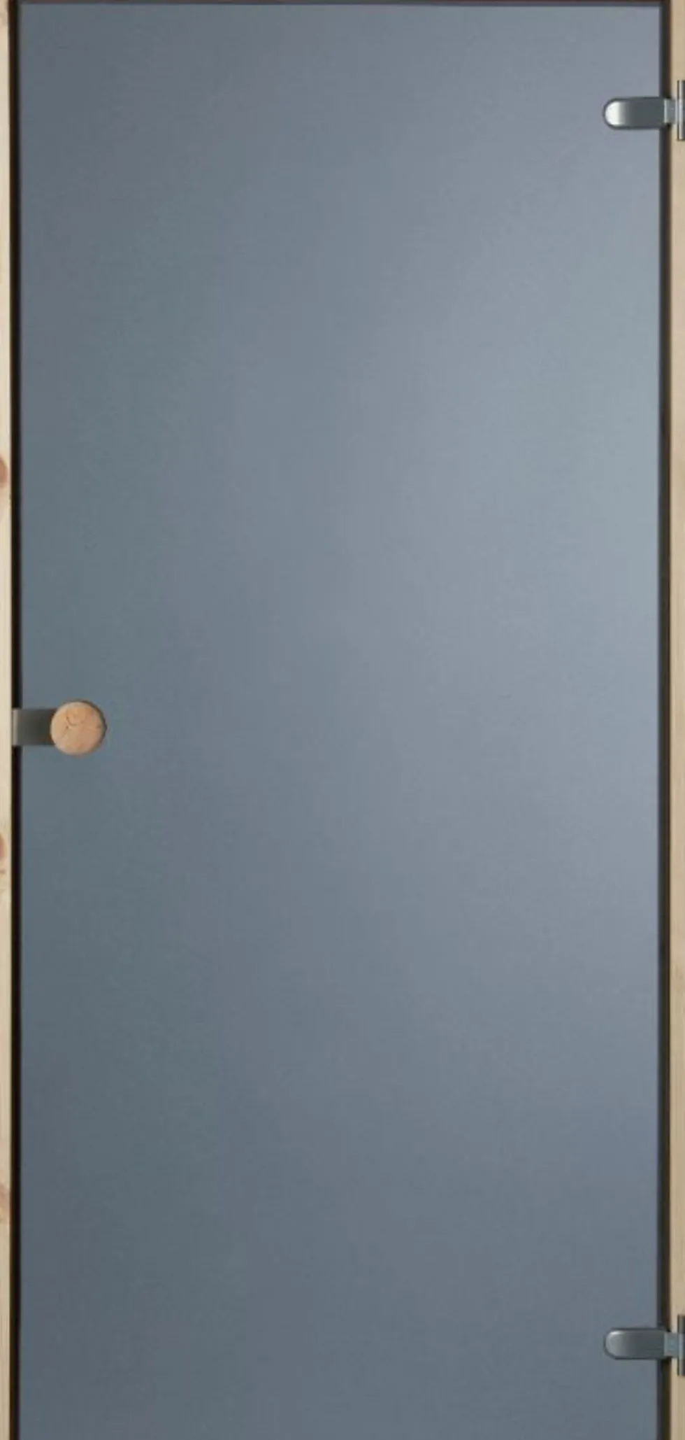 Badstudør glass 70x190 cm høyrehengslet