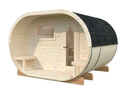 Badstutønne Anette 3,0+1,5 m2