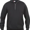 Basic genser half zip 021033 Sort 4XL