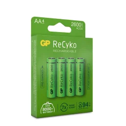 Batteri AA oppladbar 4-pk 2600 mAh