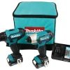 Batterimaskinsett 12v clx224a 2x2ah td110 clx224a df333 td110 2x2,0ah