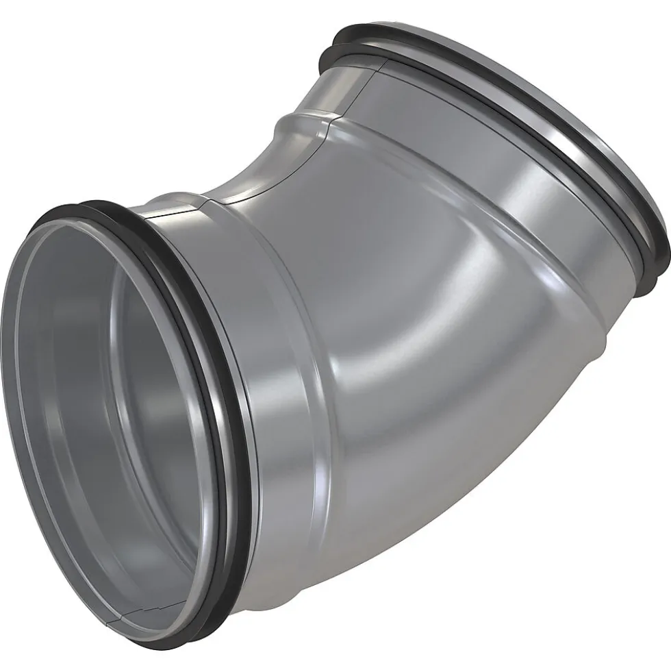 Bend 45 gr m/pakning ø160