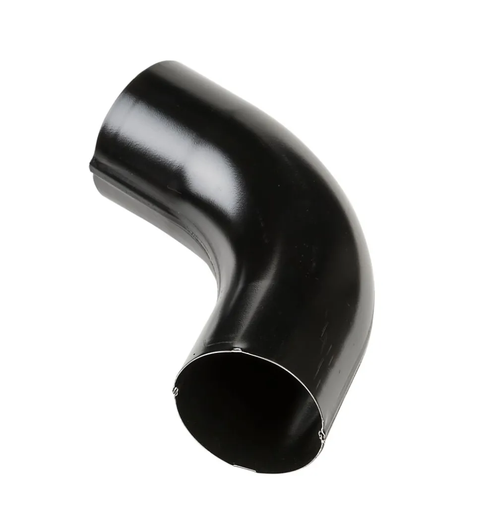 Bend stål Ø75 mm sort