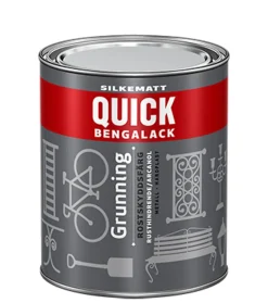Bengalack grunning spray sort silkematt 0,4 liter