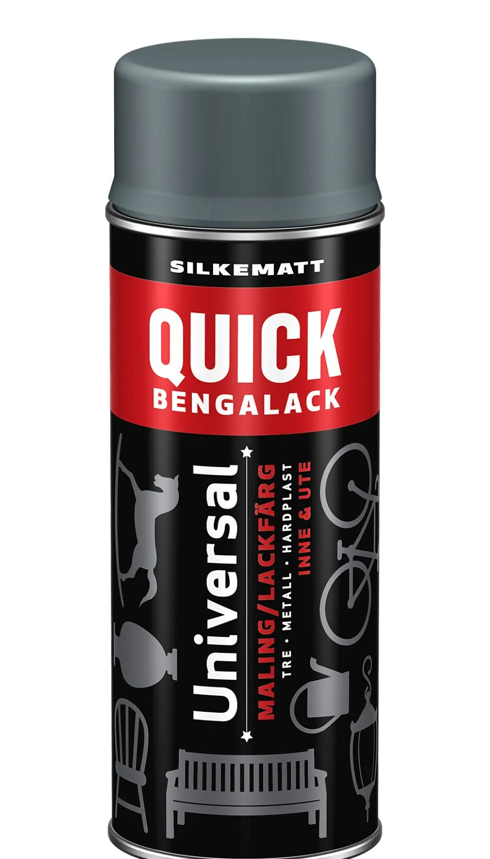 Bengalack spray 400ml havgud silkematt