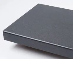 Benkeplate laminat postform lava black