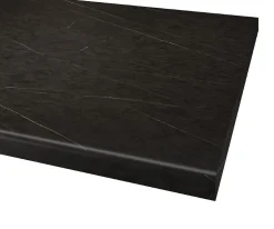 Benkeplate laminat postform lava black