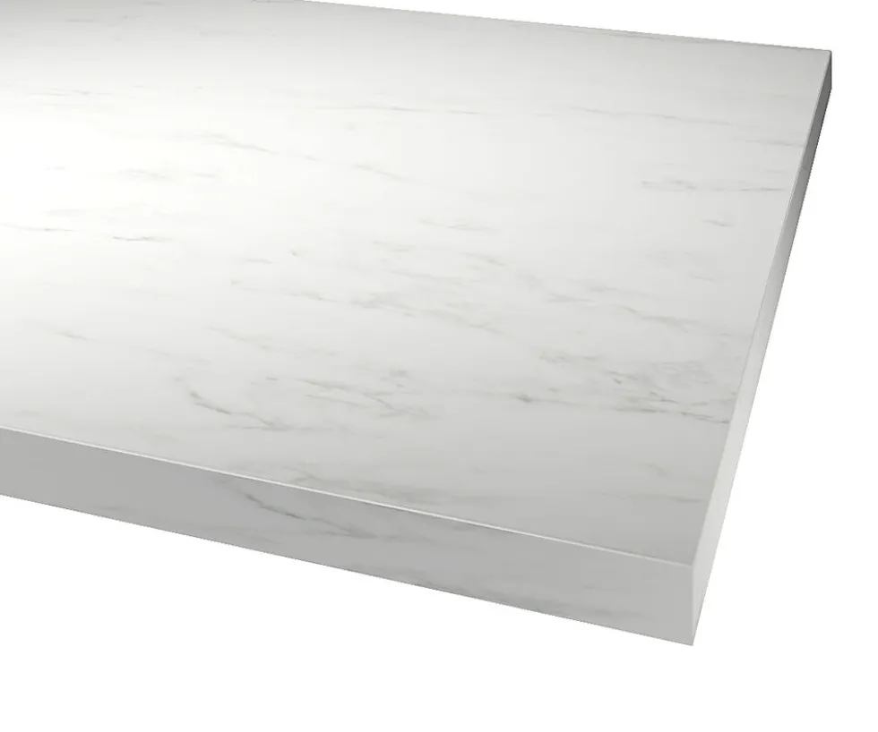 Benkeplate marble white610 rk-l