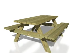 Benksett Ruby 180 cm impregnert