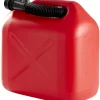 Bensinkanne 10 liter rød plast