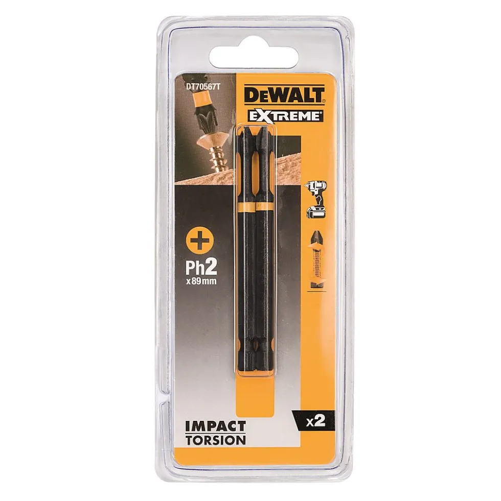 Bits torsion ph2 85mm a2 dt70567t for slagtrekker