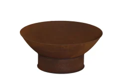 Bålpanne rustet stål 60 cm