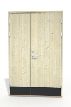 Boddør dobbel uten vindu Palmako 130x200