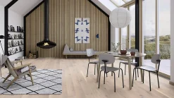 Boen parkett 1-stav eik Pale White Pure