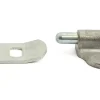 Bokslås 100 aluminium med sluttstykke rett