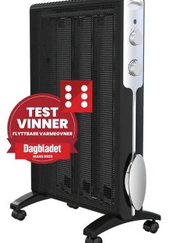 BOOSTER IIH 2000W sort frittstående varmeovn