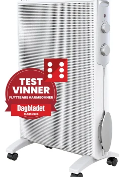 BOOSTER IIH 2000W sort frittstående varmeovn