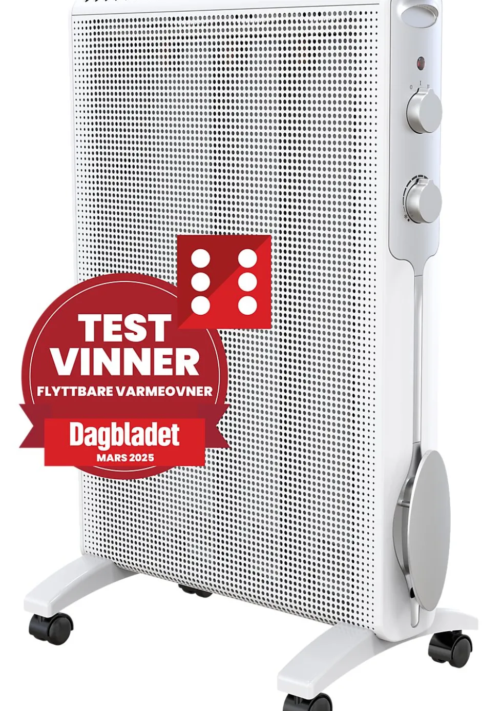 BOOSTER IIH 2000W sort frittstående varmeovn
