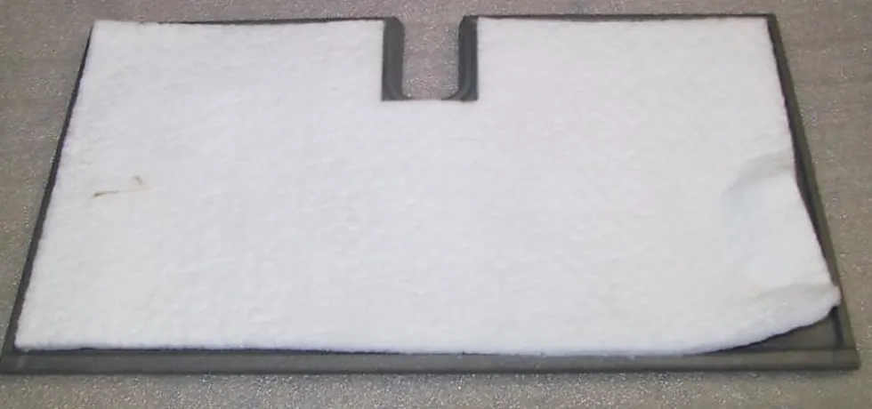 BRENNPLATE SIDE KOMPLETT F602 JØTUL M/ISOLASJONSPLATE