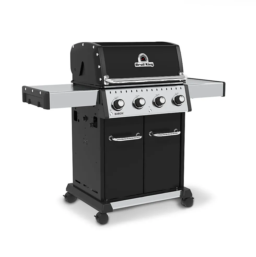 Broil King Baron 420 gassgrill med fire brennere og 12,4 kW