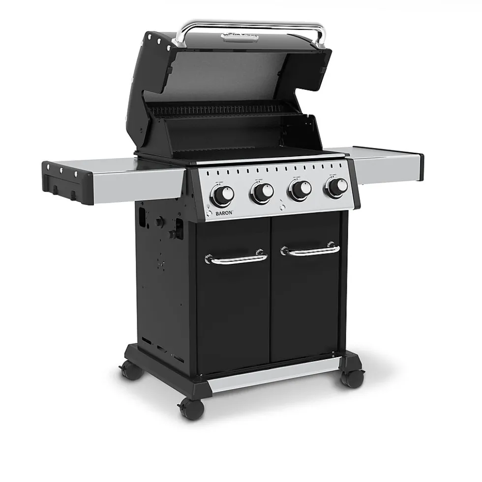 Broil King Baron 420 gassgrill med fire brennere og 12,4 kW