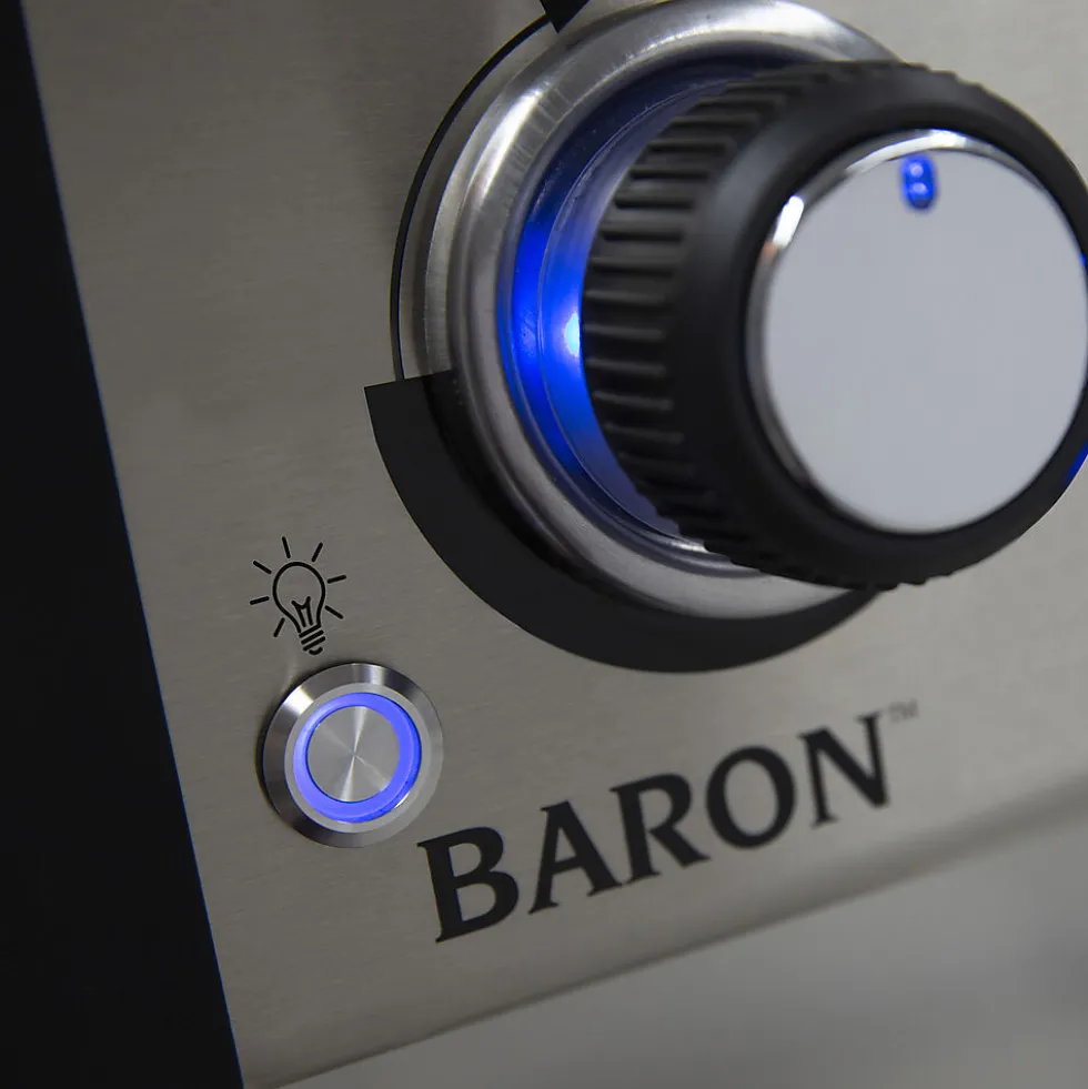 Broil King Baron 420 gassgrill med fire brennere og 12,4 kW