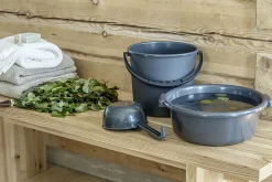 Bøtte plast 10 liter antracit