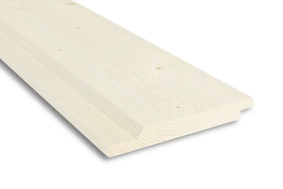 Buerkledning utvendig ubehandlet gran 19x148 mm