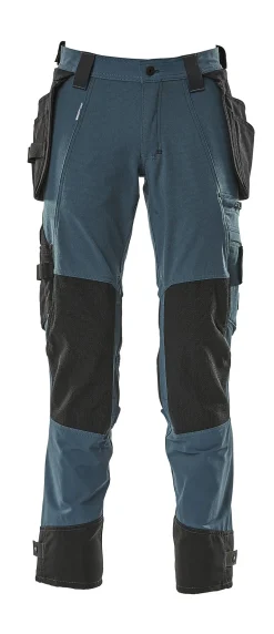 Bukse advanced 17031 petrol 82c54 avtakbare hengelommer, stretch