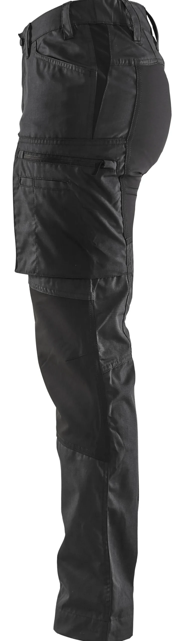 Bukse dame stretch 715918459900c48 svart med stretchpaneler