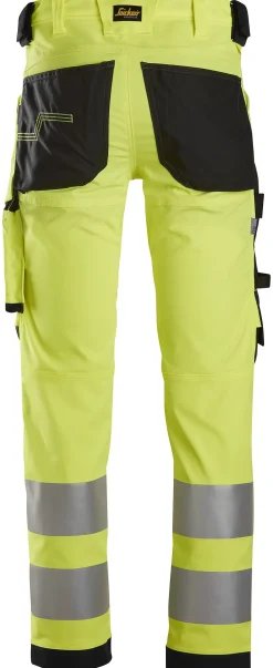 Bukse 6343 gul kl2 52 snickers workwear