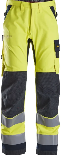 Bukse pw 6360 gul/blå kl2 52 protecwork snickers workwear