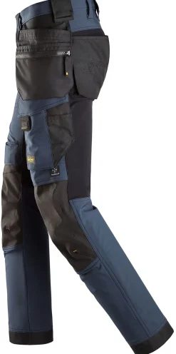Bukse softshell blå/sort str 162