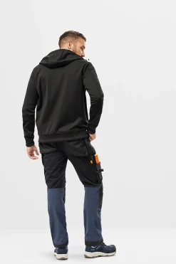 Bukse softshell blå/sort str 162