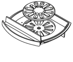 Bunnrist til peisovn 300x200x100 mm
