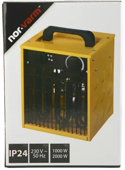 Byggtørker elektrisk 1000/2000W