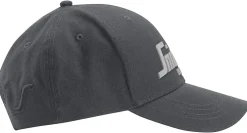 Caps m/logo one size mørk grå