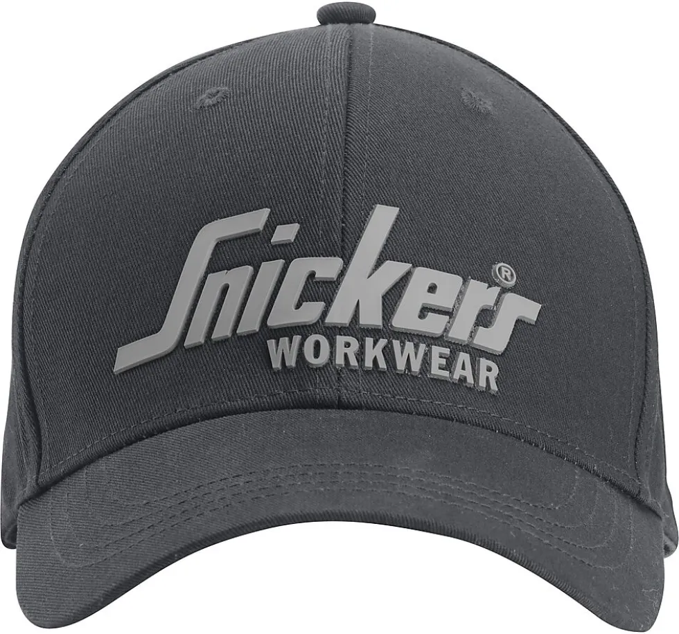 Caps m/logo one size mørk grå