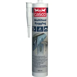 Casco Multiseal byggfug fugemasse innendørs og utendørs 300 ml