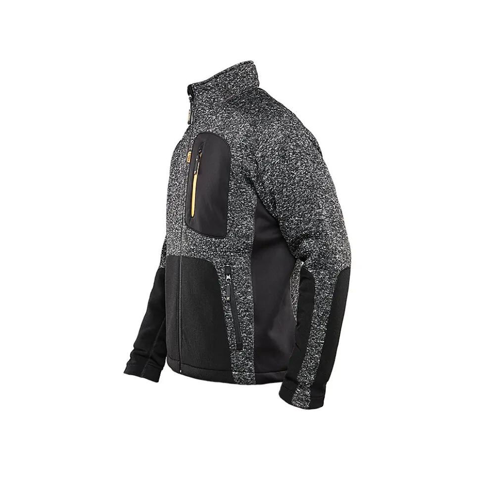 Classic fleecejakke str M strikket m/ kevlar forsterkninger