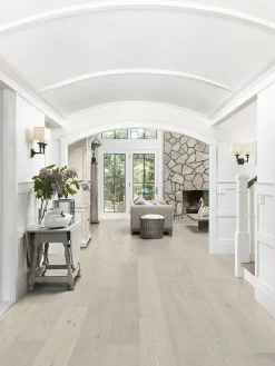 Dalby xxl herdet tregulv nature lakk 33 powder white