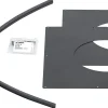 Dekkplate helisolert 16-25gr svart